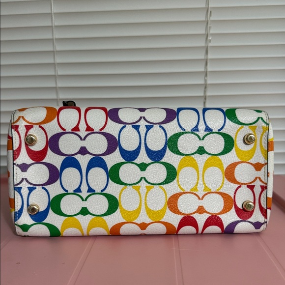 Coach Rowan Signature Canvas Satchel - Picture 6 of 15